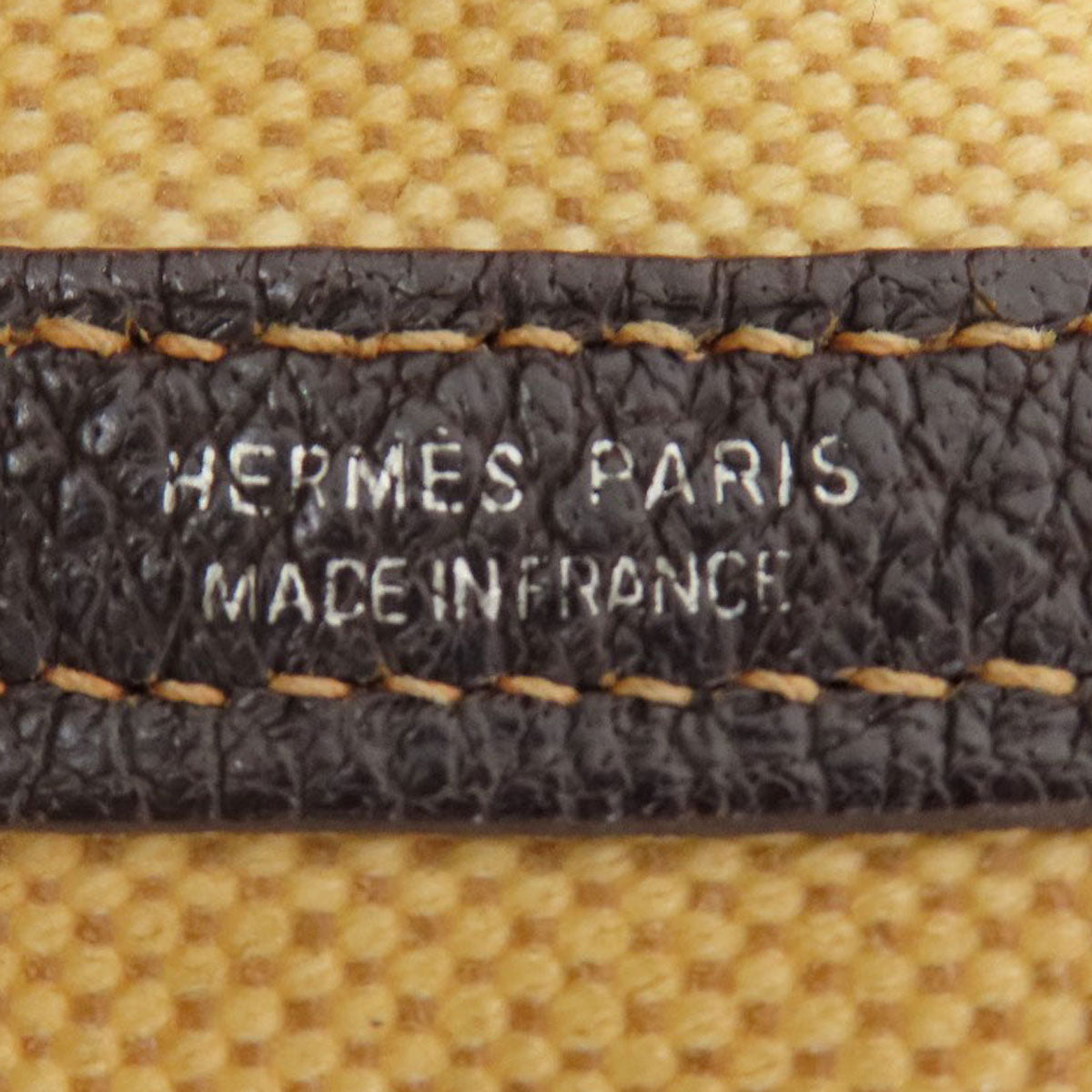 HERMES エルメス ガーデンパーティPM マロン シルバー金具 トートバッグ トワルアッシュ レディース 中古