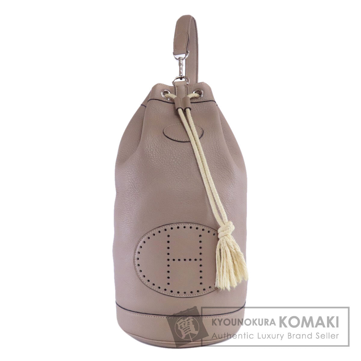 HERMES エルメス ランチ ワンショルダー トートバッグ カーフ レディース 中古