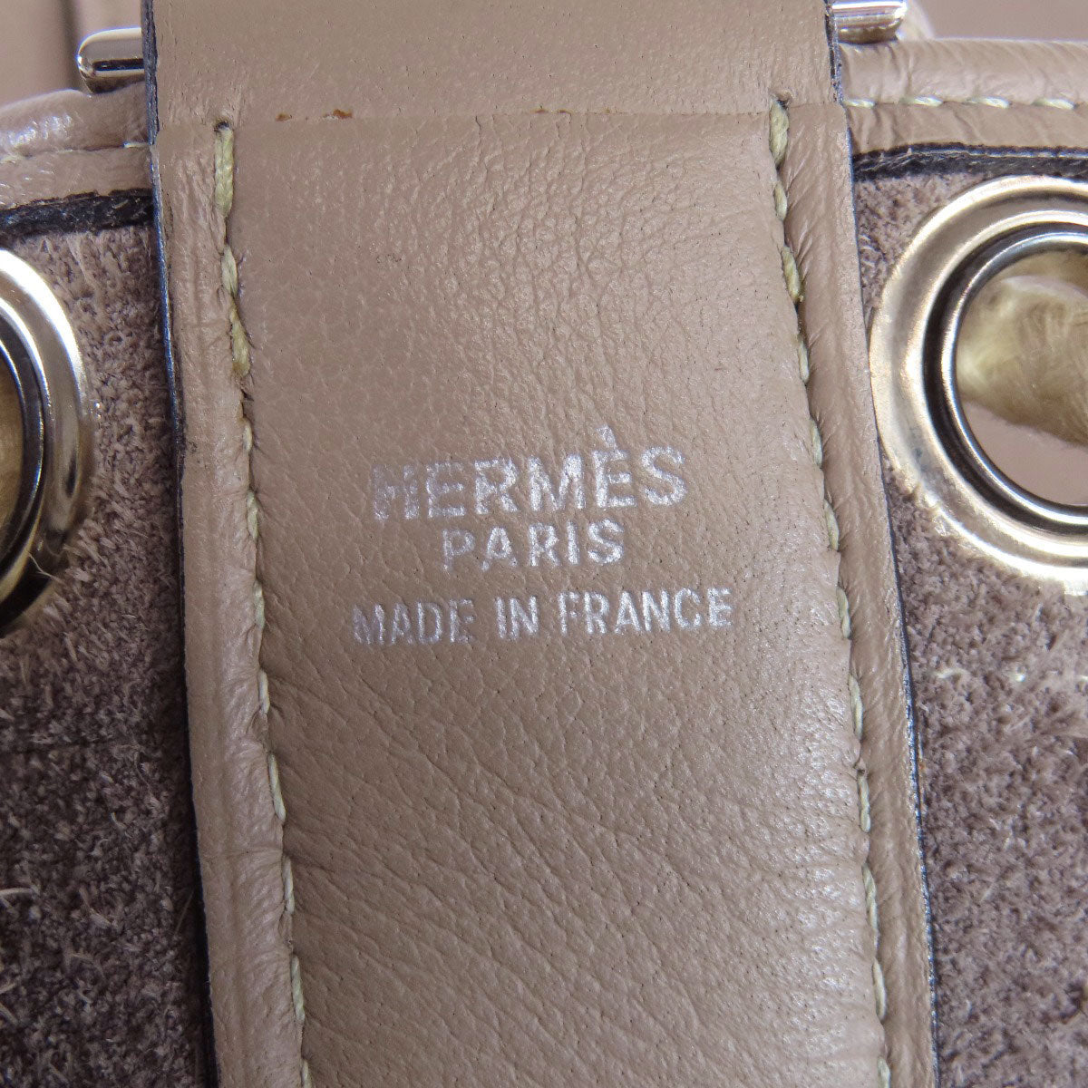 HERMES エルメス ランチ ワンショルダー トートバッグ カーフ レディース 中古