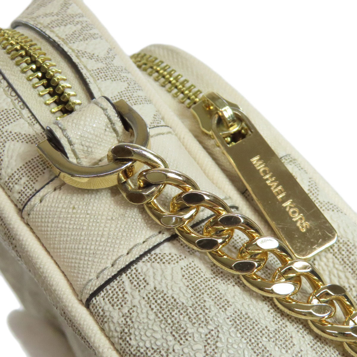 Michael Kors マイケルコース MKシグネチャー ショルダーバッグ PVC レディース 中古