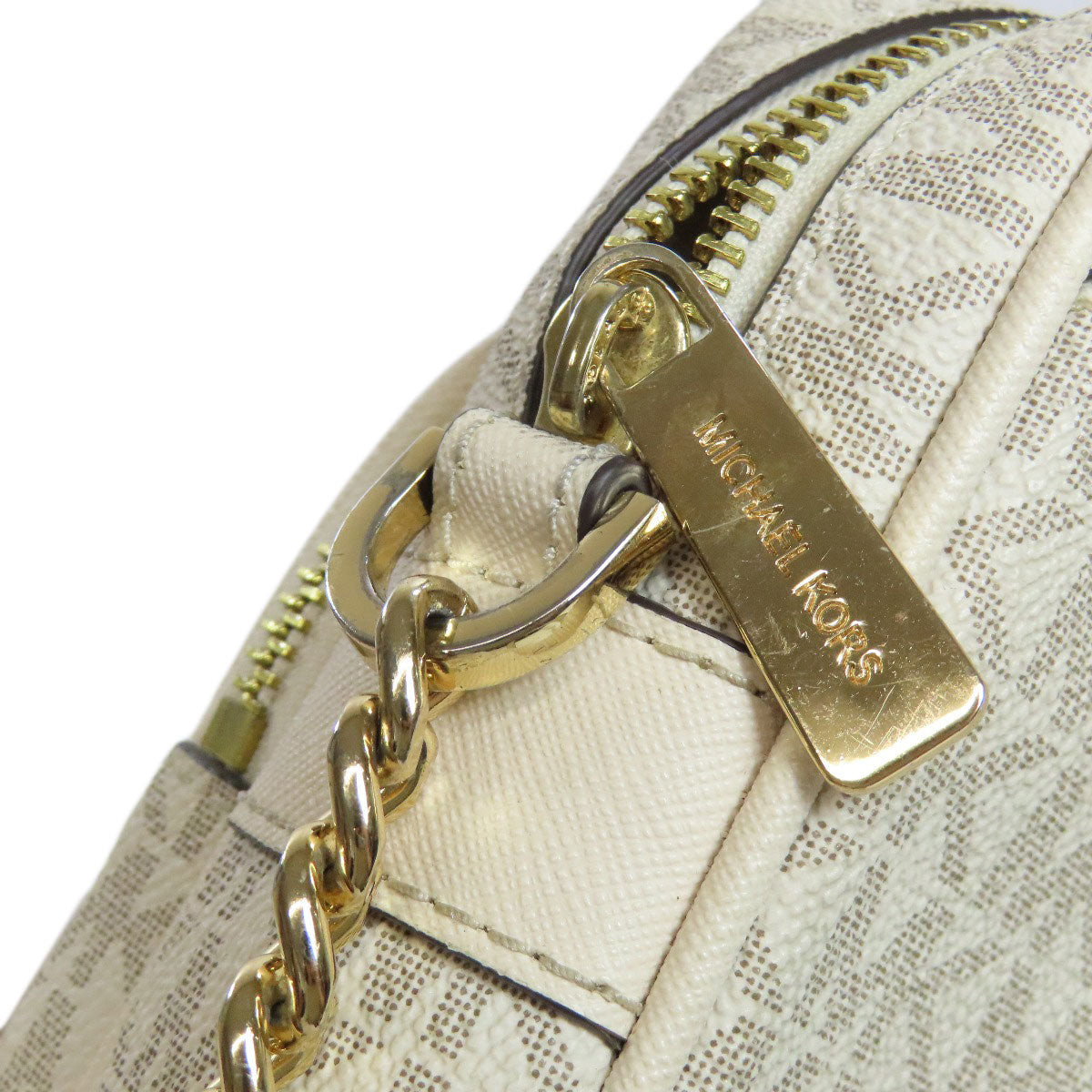 Michael Kors マイケルコース MKシグネチャー ショルダーバッグ PVC レディース 中古