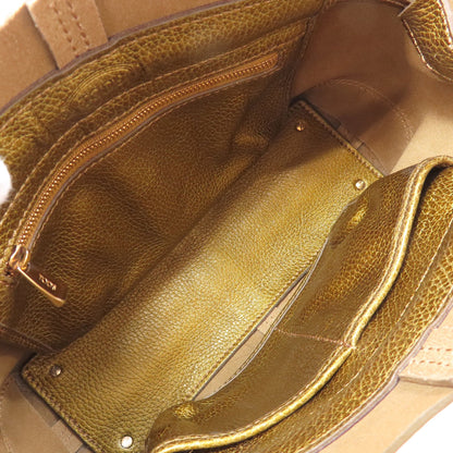 TODS トッズ ロゴ トートバッグ レザー レディース 中古