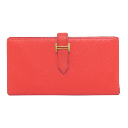 HERMES エルメス ベアンスフレ ゴールド金具 長財布（小銭入れあり） エプソン レディース 中古