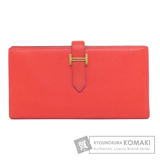 HERMES エルメス ベアンスフレ ゴールド金具 長財布（小銭入れあり） エプソン レディース 中古