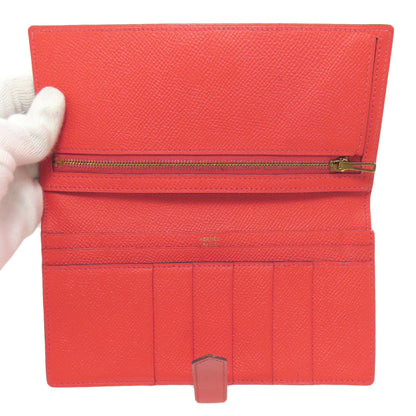 HERMES エルメス ベアンスフレ ゴールド金具 長財布（小銭入れあり） エプソン レディース 中古