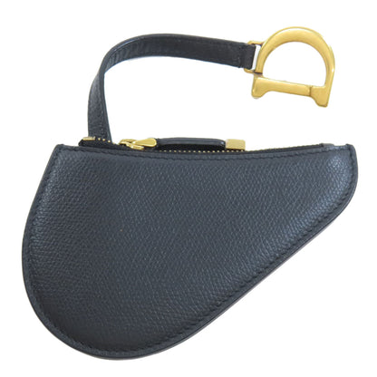 CHRISTIAN DIOR クリスチャンディオール サドル コインケース レザー レディース 中古