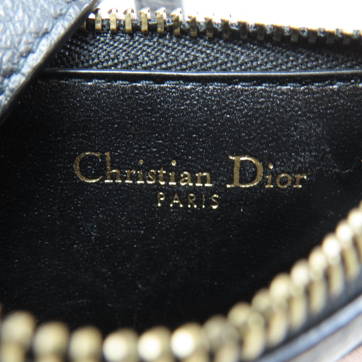 CHRISTIAN DIOR クリスチャンディオール サドル コインケース レザー レディース 中古