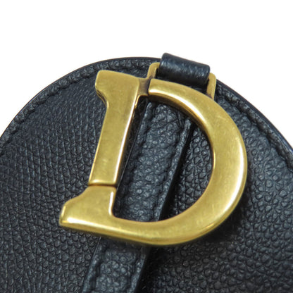 CHRISTIAN DIOR クリスチャンディオール サドル コインケース レザー レディース 中古