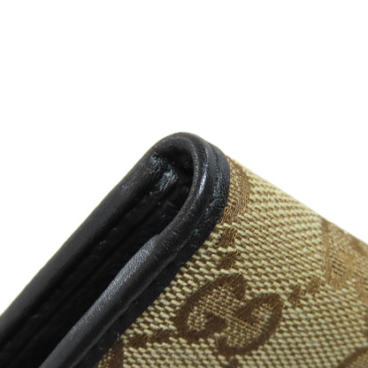 GUCCI グッチ 181669 GG 二つ折り財布（小銭入れあり） キャンバス レディース 中古