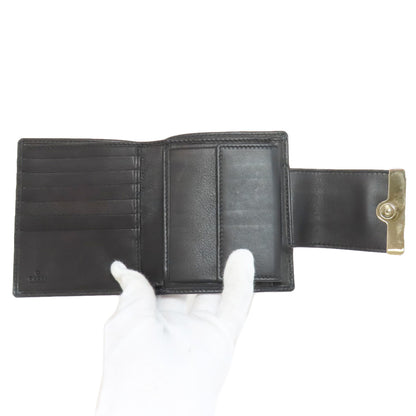 GUCCI グッチ 181669 GG 二つ折り財布（小銭入れあり） キャンバス レディース 中古