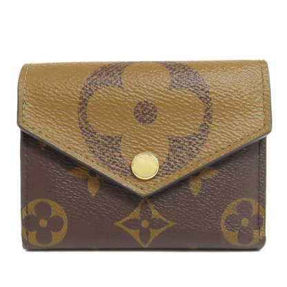 LOUIS VUITTON ルイヴィトン M80725 ゾエ 二つ折り財布（小銭入れあり） モノグラムリバース レディース 中古