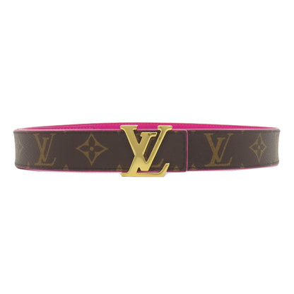 LOUIS VUITTON ルイヴィトン M0256 サンチュール LVイニシャル ベルト モノグラムキャンバス レディース 中古