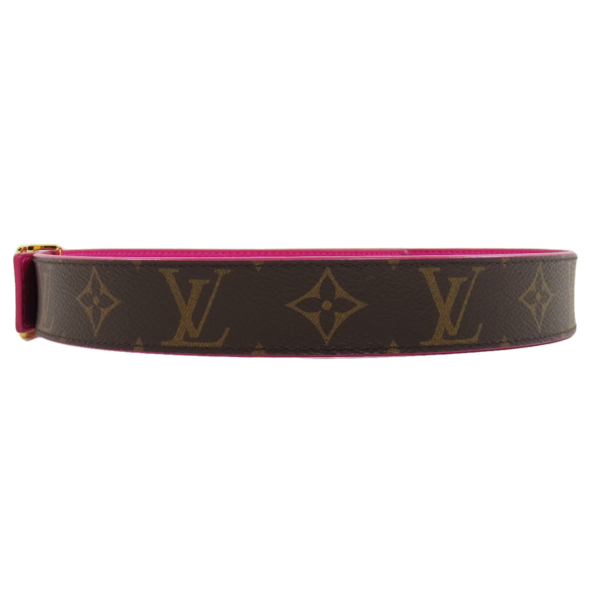 LOUIS VUITTON ルイヴィトン M0256 サンチュール LVイニシャル ベルト モノグラムキャンバス レディース 中古