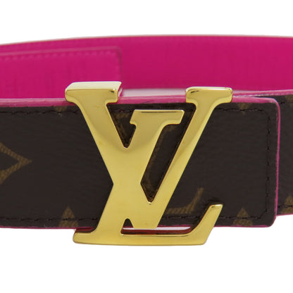 LOUIS VUITTON ルイヴィトン M0256 サンチュール LVイニシャル ベルト モノグラムキャンバス レディース 中古