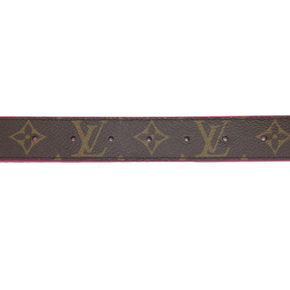 LOUIS VUITTON ルイヴィトン M0256 サンチュール LVイニシャル ベルト モノグラムキャンバス レディース 中古