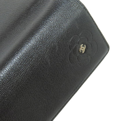 CHANEL シャネル カメリア ココマーク 長財布（小銭入れあり） カーフ レディース 中古