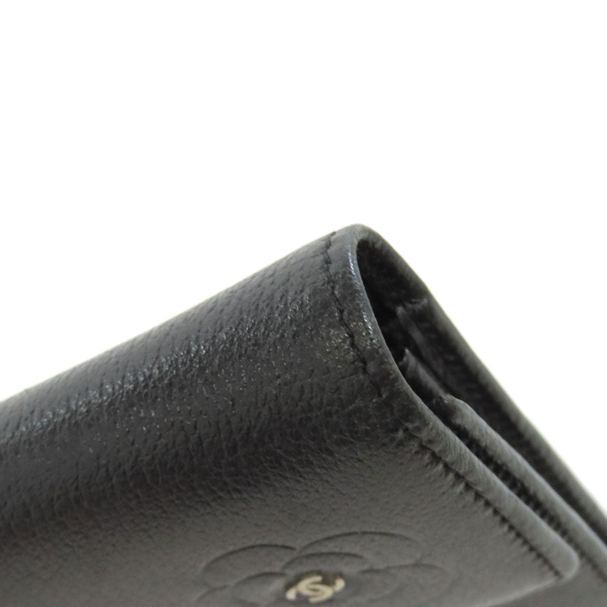 CHANEL シャネル カメリア ココマーク 長財布（小銭入れあり） カーフ レディース 中古