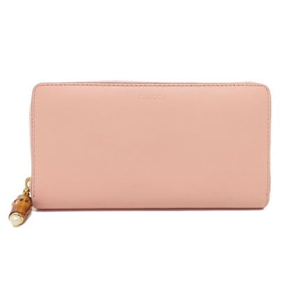 GUCCI グッチ 453158 ロゴ 長財布（小銭入れあり） レザー レディース 中古