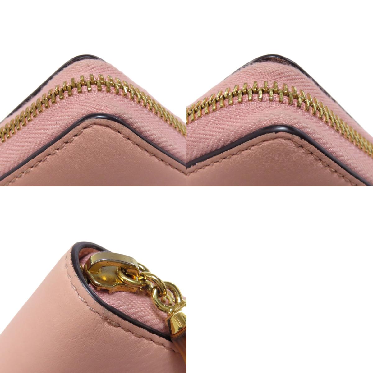 GUCCI グッチ 453158 ロゴ 長財布（小銭入れあり） レザー レディース 中古