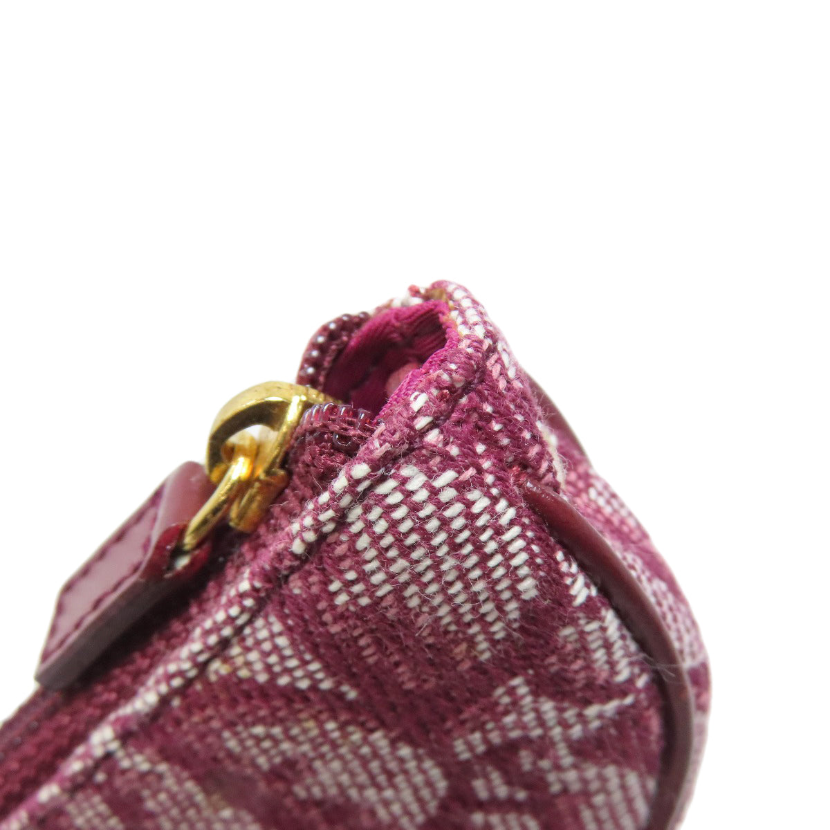CHRISTIAN DIOR クリスチャンディオール サドル トロッター柄 コインケース キャンバス レディース 中古