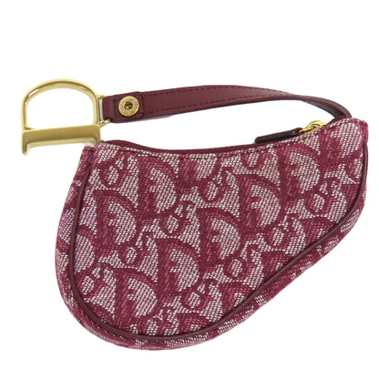CHRISTIAN DIOR クリスチャンディオール サドル トロッター柄 コインケース キャンバス レディース 中古