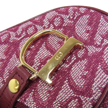 CHRISTIAN DIOR クリスチャンディオール サドル トロッター柄 コインケース キャンバス レディース 中古