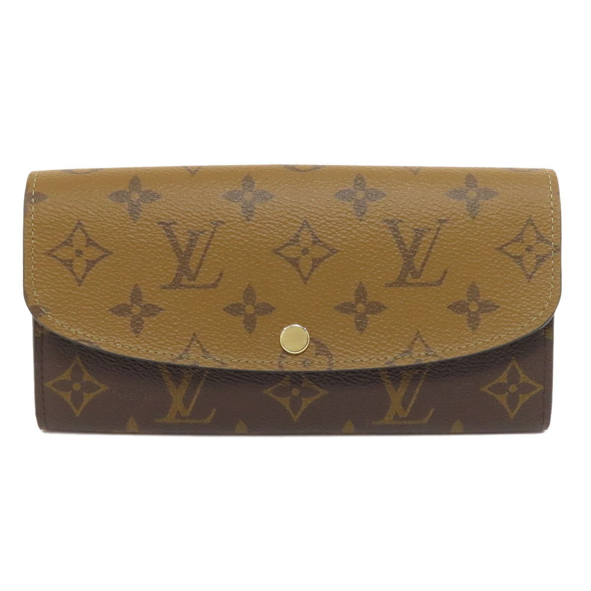 LOUIS VUITTON ルイヴィトン M82157 ポルトフォイユ・エミリー 長財布（小銭入れあり） モノグラムリバース レディース 中古
