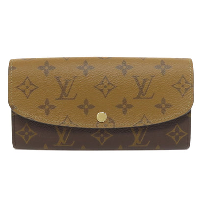 LOUIS VUITTON ルイヴィトン M82157 ポルトフォイユ・エミリー 長財布（小銭入れあり） モノグラムリバース レディース 中古
