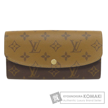 LOUIS VUITTON ルイヴィトン M82157 ポルトフォイユ・エミリー 長財布（小銭入れあり） モノグラムリバース レディース 中古