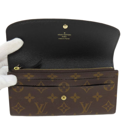 LOUIS VUITTON ルイヴィトン M82157 ポルトフォイユ・エミリー 長財布（小銭入れあり） モノグラムリバース レディース 中古