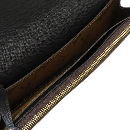 LOUIS VUITTON ルイヴィトン M82157 ポルトフォイユ・エミリー 長財布（小銭入れあり） モノグラムリバース レディース 中古