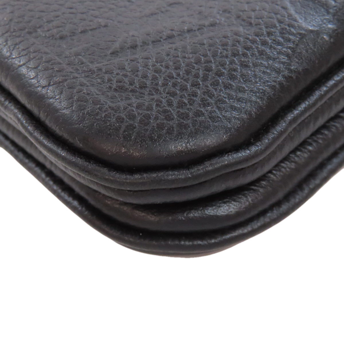 LOUIS VUITTON ルイヴィトン M68568 ポシェット ドゥーブルジップ ショルダーバッグ アンプラント レディース 中古
