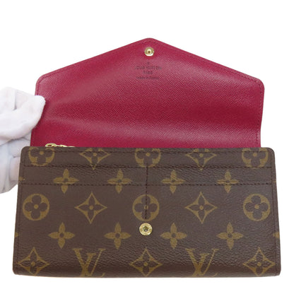 LOUIS VUITTON ルイヴィトン M62234 ポルトフォイユ・サラ 長財布（小銭入れあり） モノグラムキャンバス レディース 中古