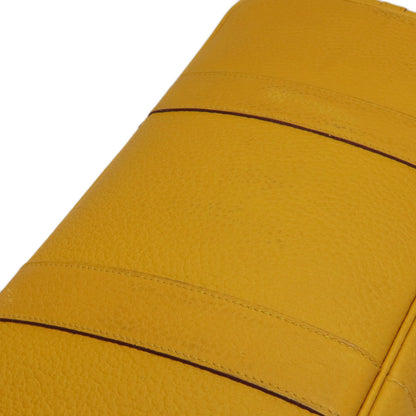 HERMES エルメス ガーデンパーティPM ジョーヌアンブル シルバー金具 トートバッグ カントリー レディース 中古