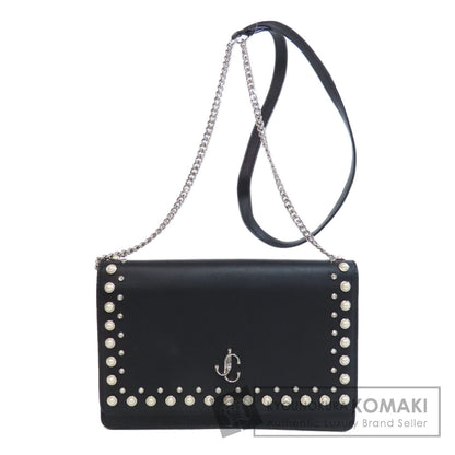 Jimmy Choo ジミーチュウ スタッズ チェーンウォレット 長財布（小銭入れあり） レザー レディース 中古