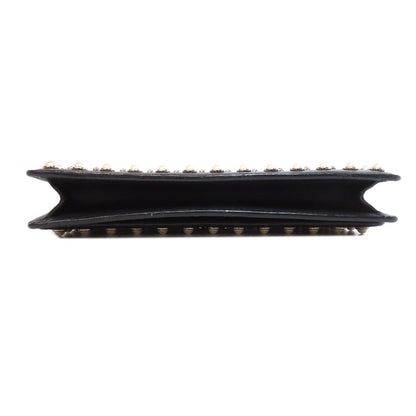 Jimmy Choo ジミーチュウ スタッズ チェーンウォレット 長財布（小銭入れあり） レザー レディース 中古