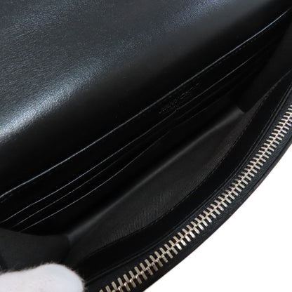 Jimmy Choo ジミーチュウ スタッズ チェーンウォレット 長財布（小銭入れあり） レザー レディース 中古