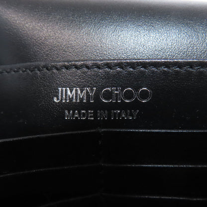 Jimmy Choo ジミーチュウ スタッズ チェーンウォレット 長財布（小銭入れあり） レザー レディース 中古