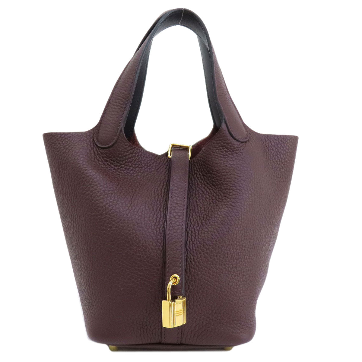 HERMES エルメス ピコタンロックPM ゴールド金具 ハンドバッグ トリヨン レディース 中古
