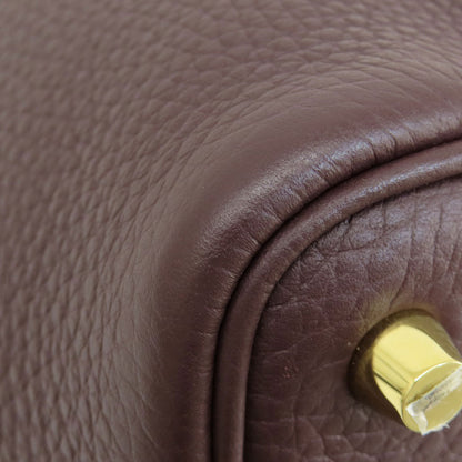 HERMES エルメス ピコタンロックPM ゴールド金具 ハンドバッグ トリヨン レディース 中古