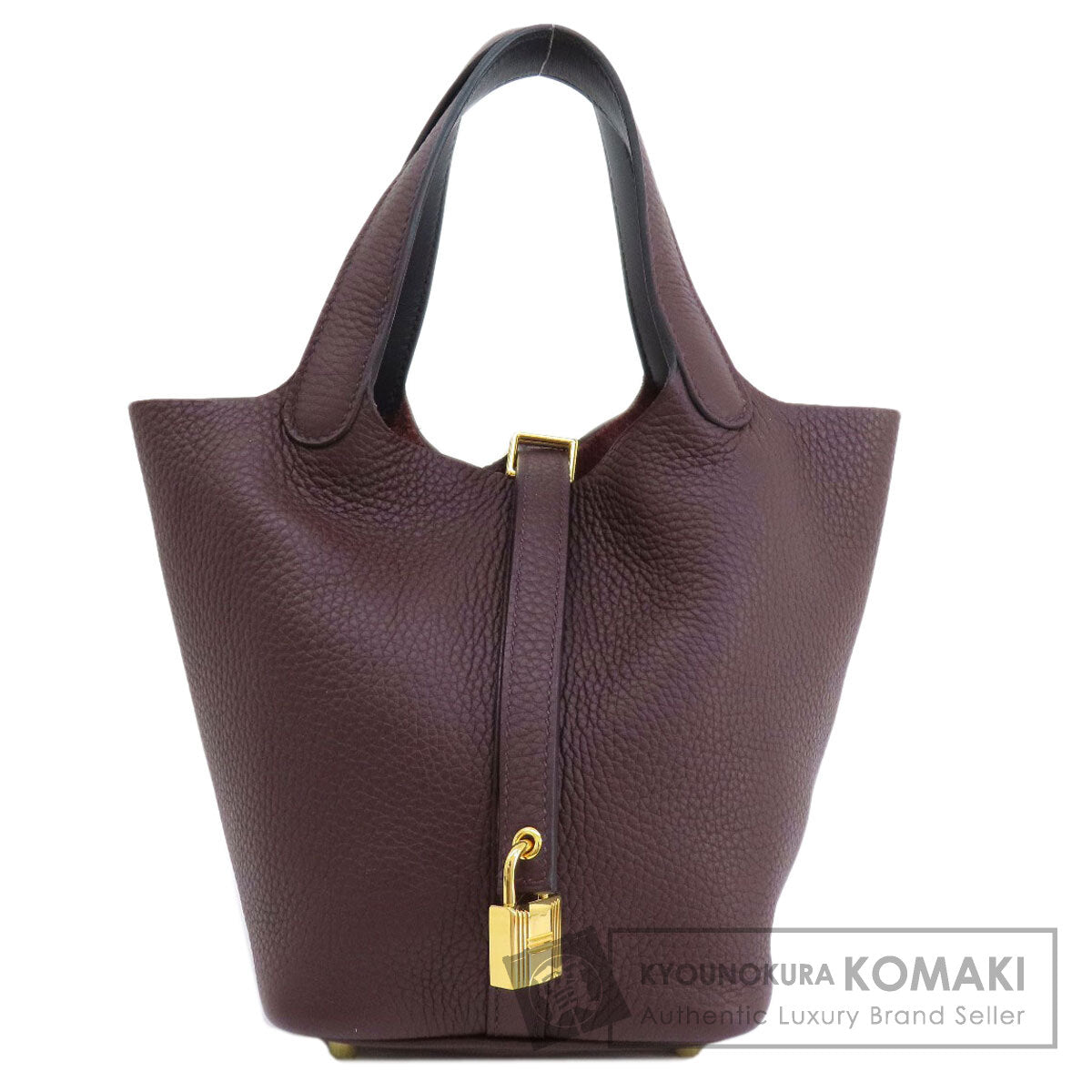 HERMES エルメス ピコタンロックPM ゴールド金具 ハンドバッグ トリヨン レディース 中古