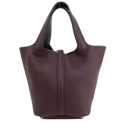 HERMES エルメス ピコタンロックPM ゴールド金具 ハンドバッグ トリヨン レディース 中古