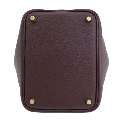 HERMES エルメス ピコタンロックPM ゴールド金具 ハンドバッグ トリヨン レディース 中古