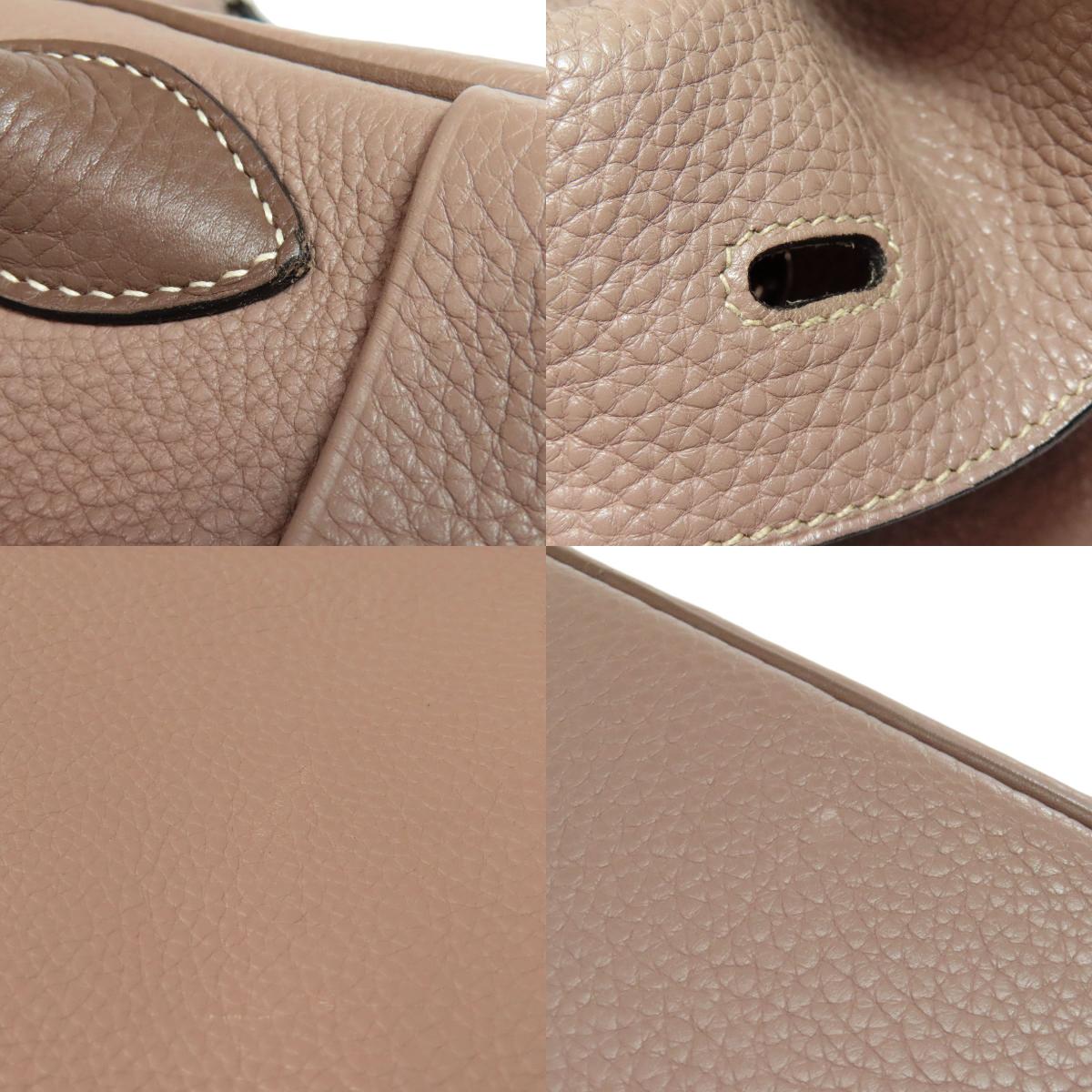 HERMES エルメス リンディ30 シルバー金具 ハンドバッグ トリヨン レディース 中古