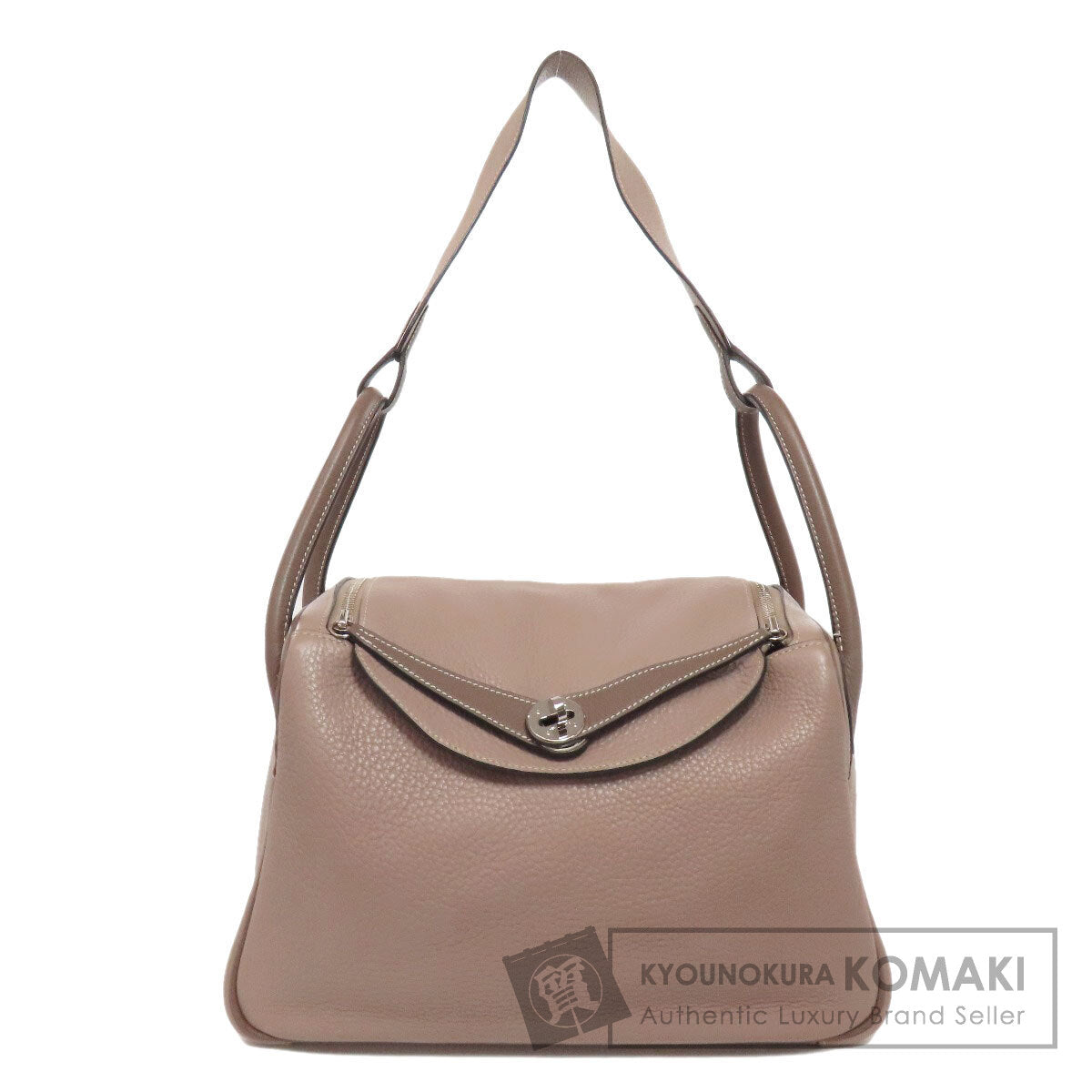 HERMES エルメス リンディ30 シルバー金具 ハンドバッグ トリヨン レディース 中古