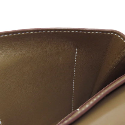 HERMES エルメス ドゴンGM エトープ シルバー金具 長財布（小銭入れあり） トゴ レディース 中古
