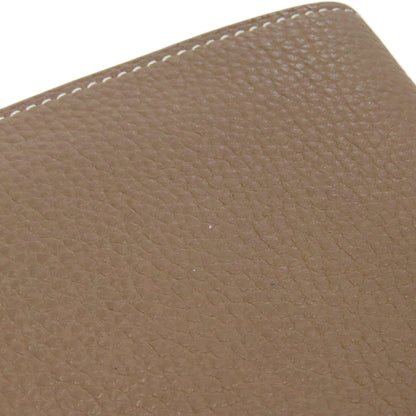 HERMES エルメス ドゴンGM エトープ シルバー金具 長財布（小銭入れあり） トゴ レディース 中古