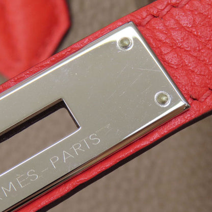 HERMES エルメス バーキン35 シルバー金具 ハンドバッグ トリヨン レディース 中古