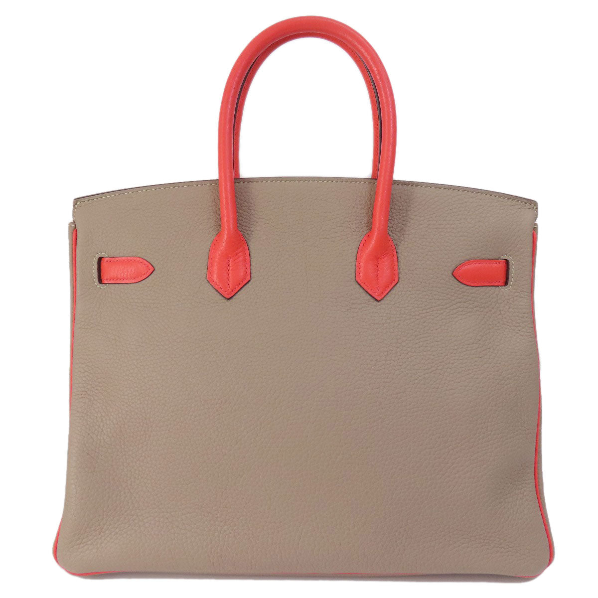 HERMES エルメス バーキン35 シルバー金具 ハンドバッグ トリヨン レディース 中古
