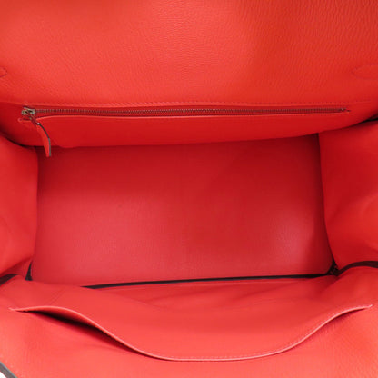 HERMES エルメス バーキン35 シルバー金具 ハンドバッグ トリヨン レディース 中古